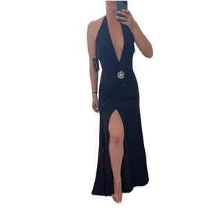 Jovani Halter Evening Dress